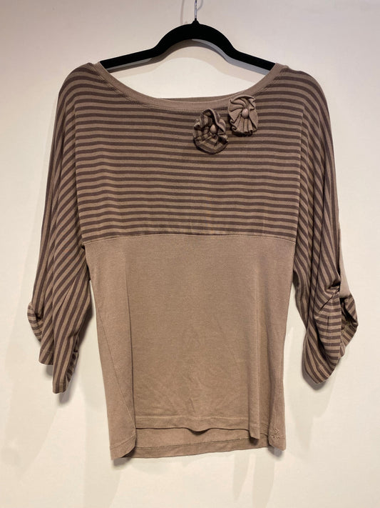 Oberteil S Beige und braun