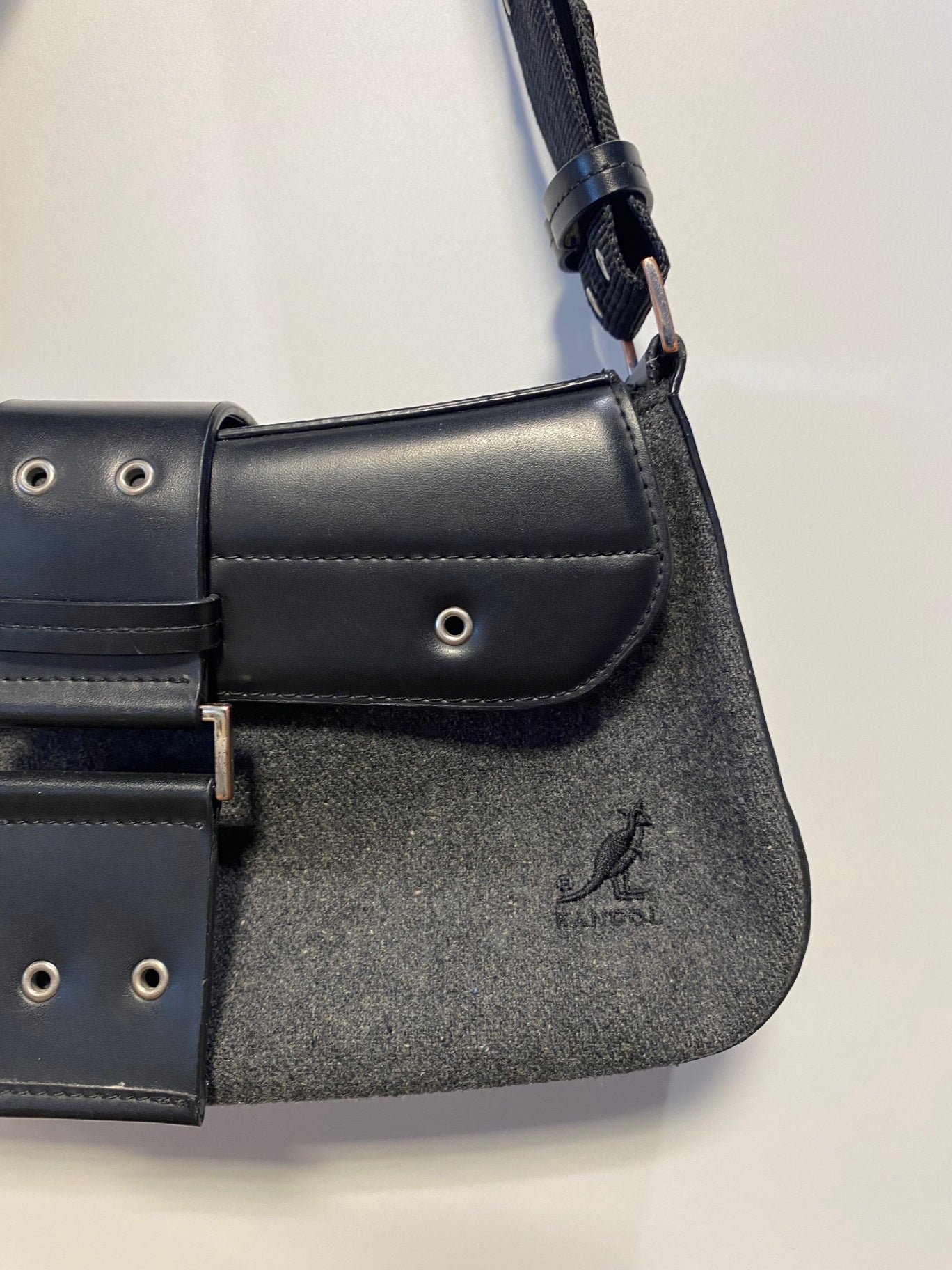 Tasche Grau und Schwarz