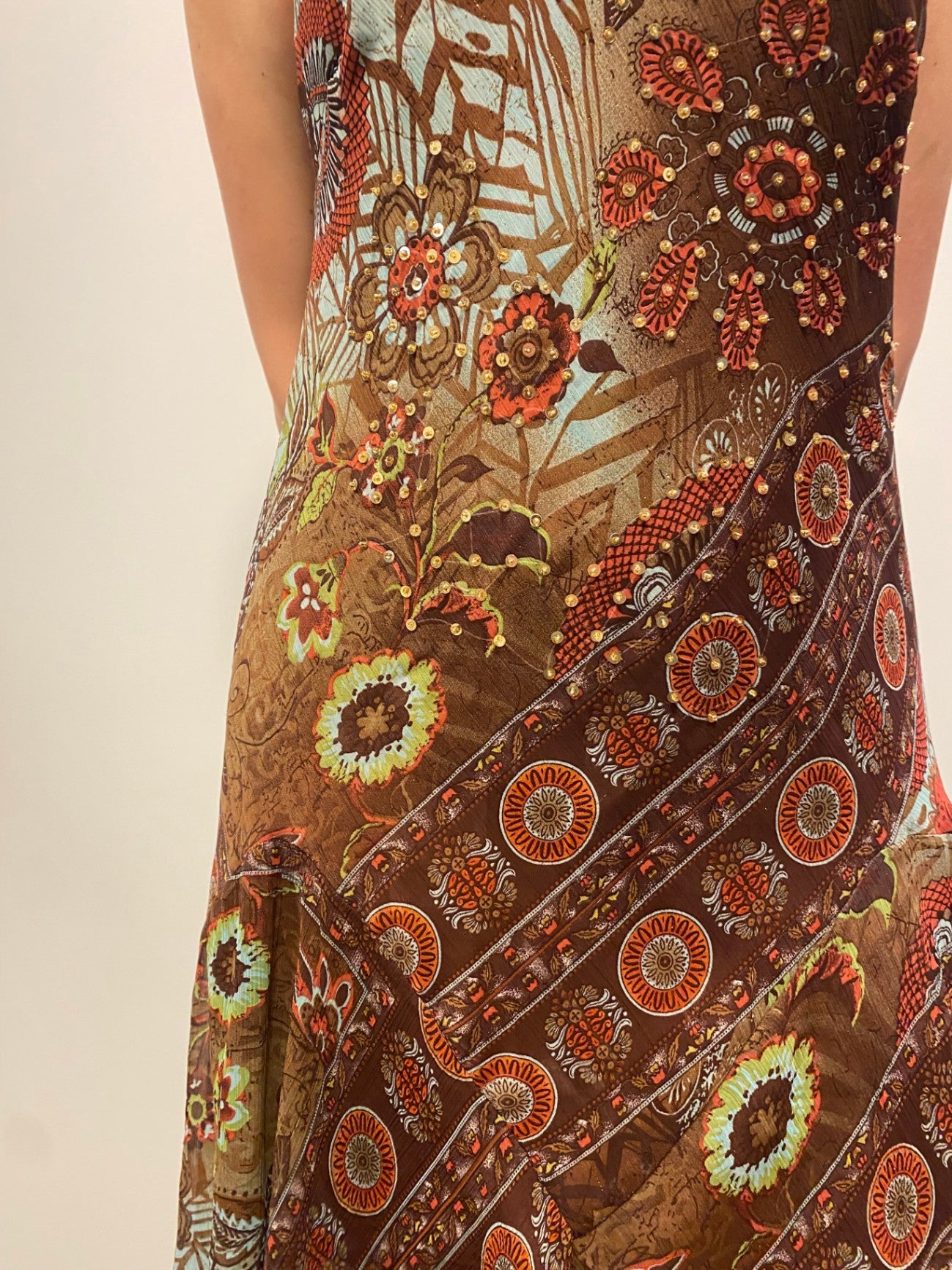 Kleid M Braun
