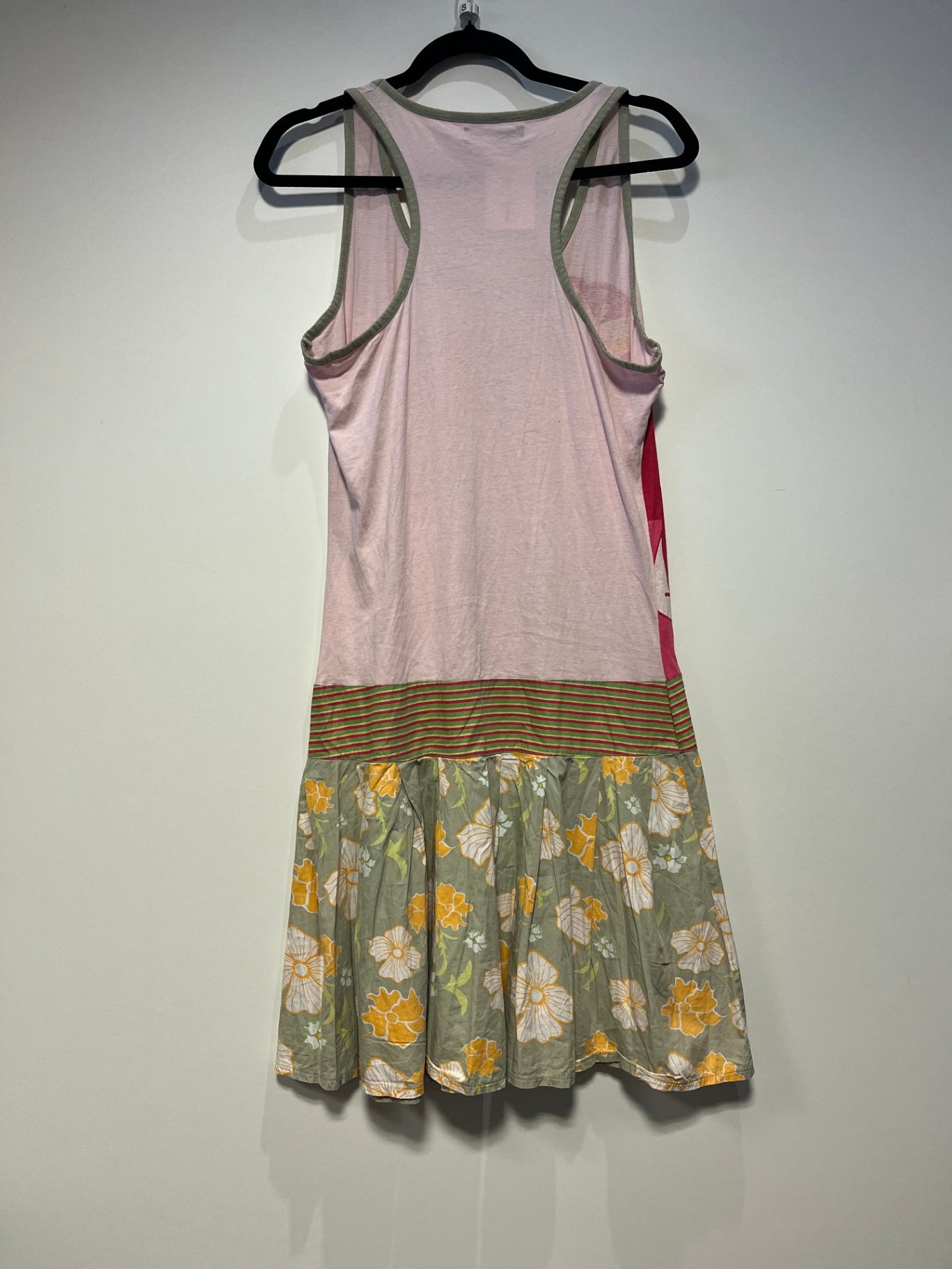 Ärmelloses Kleid L Rosa, Grün