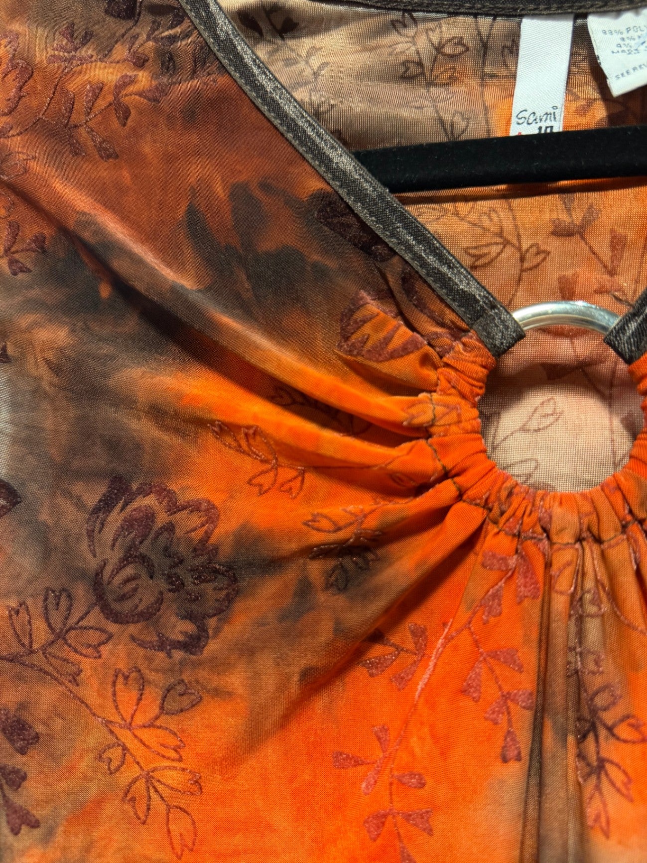 Top S Orange, Braun, Schwarz