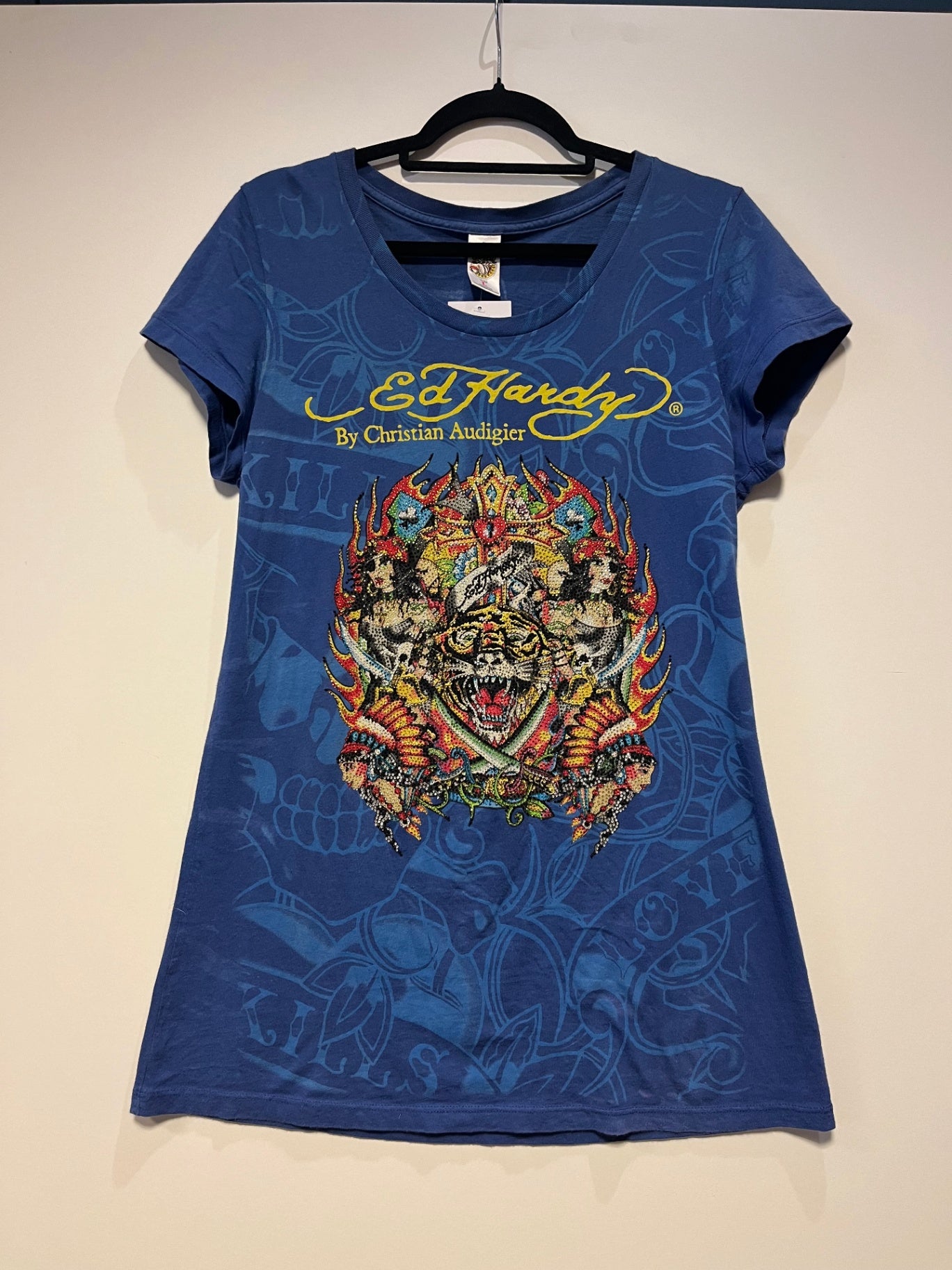 E.D. Hardy Minikleid L Blau