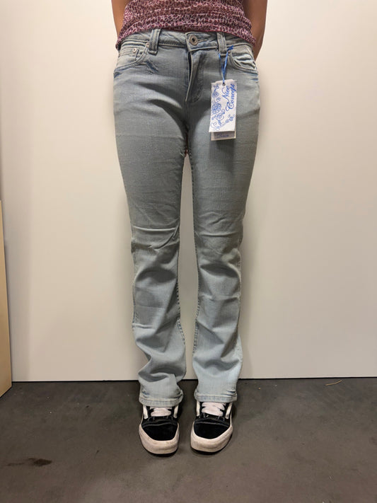 Jeans 30 Hellblau glitzernd