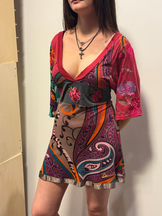Kleid S Mehrfarbig
