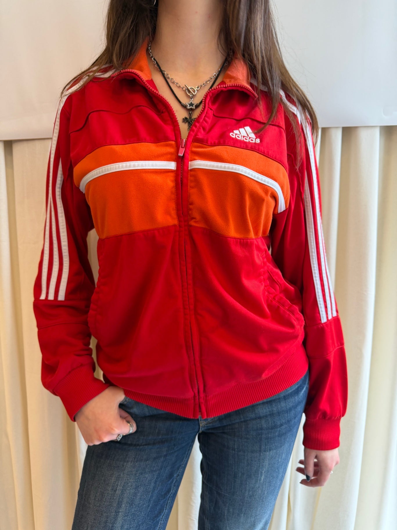 adidas Jacke L Rot
