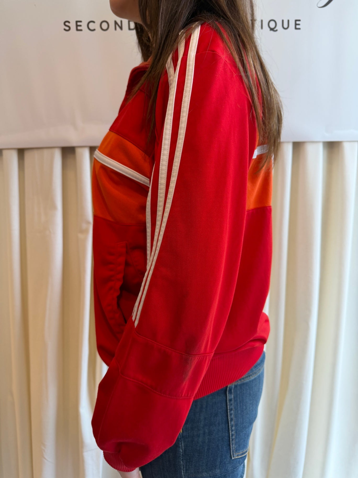 adidas Jacke L Rot