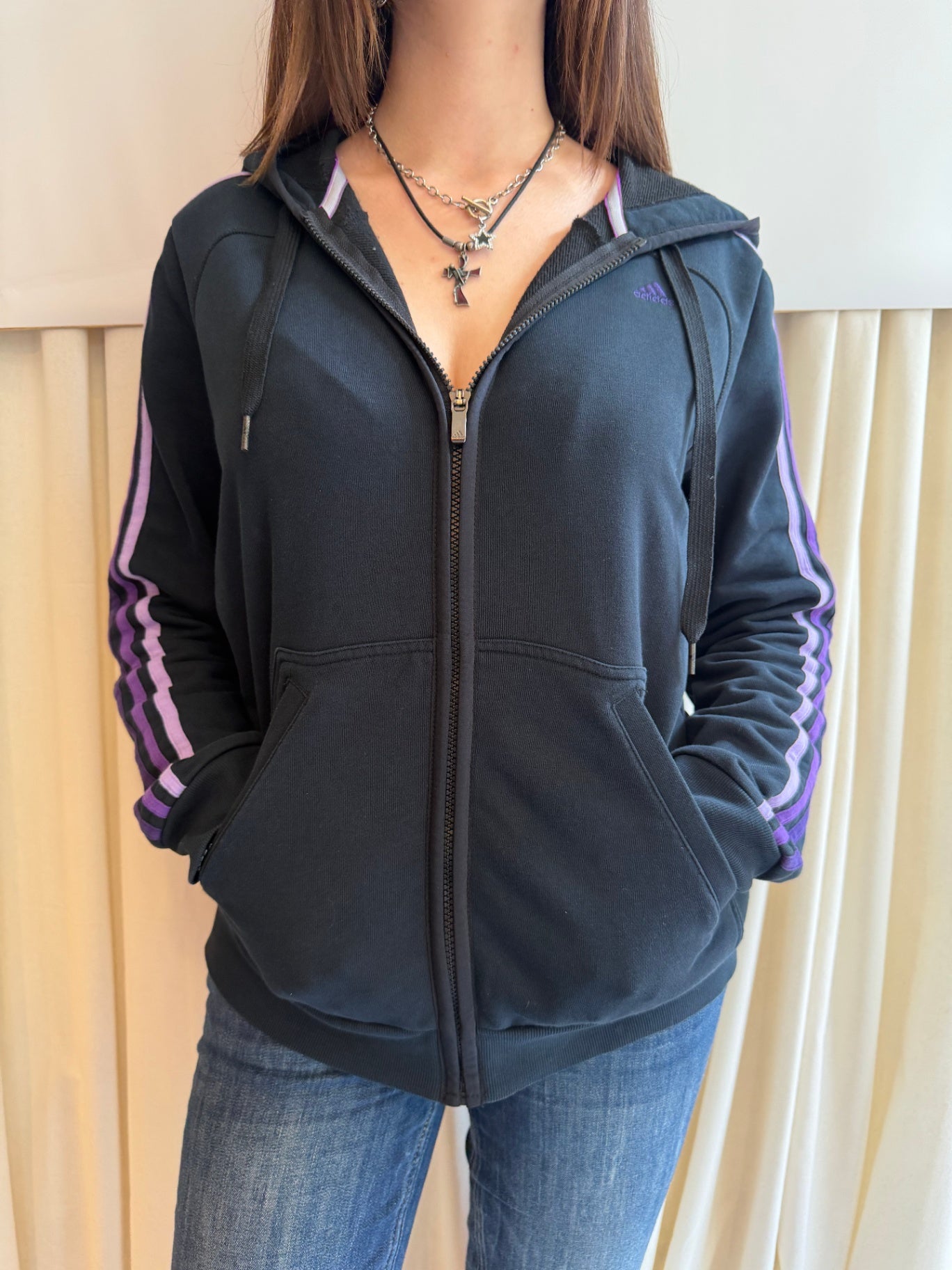 adidas Hoodie L Schwarz