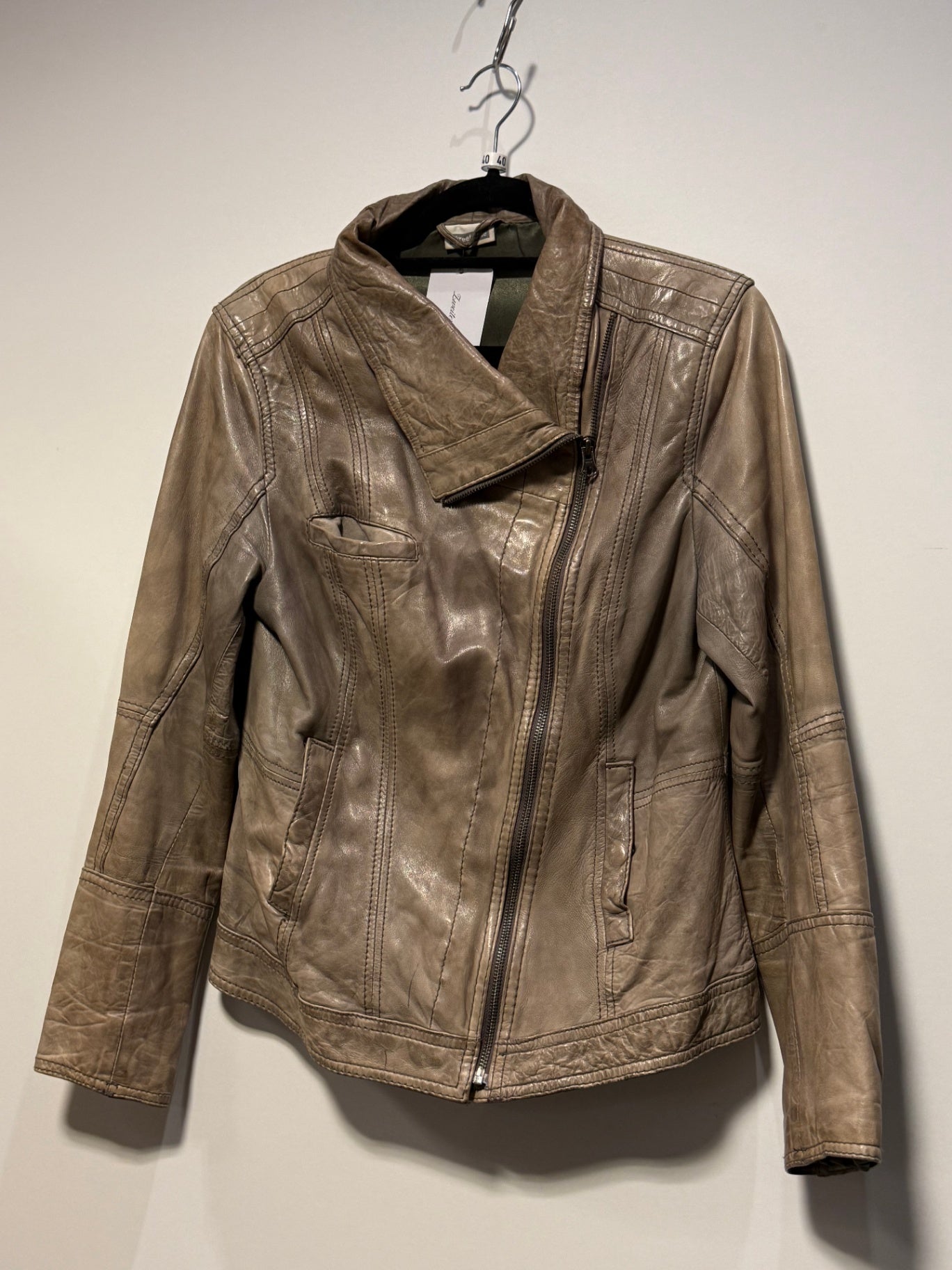 Unbekannt Jacke 40 Beige