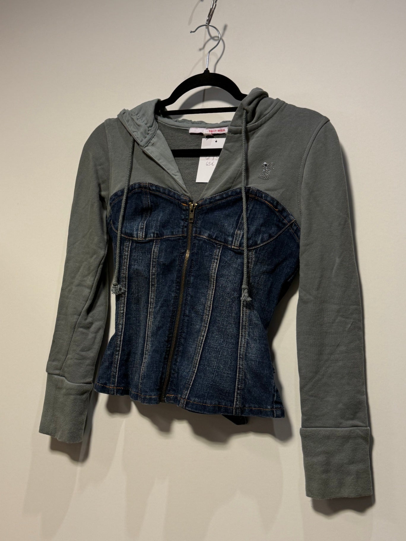 TALLY WEiJL Hoodie XS Grau
