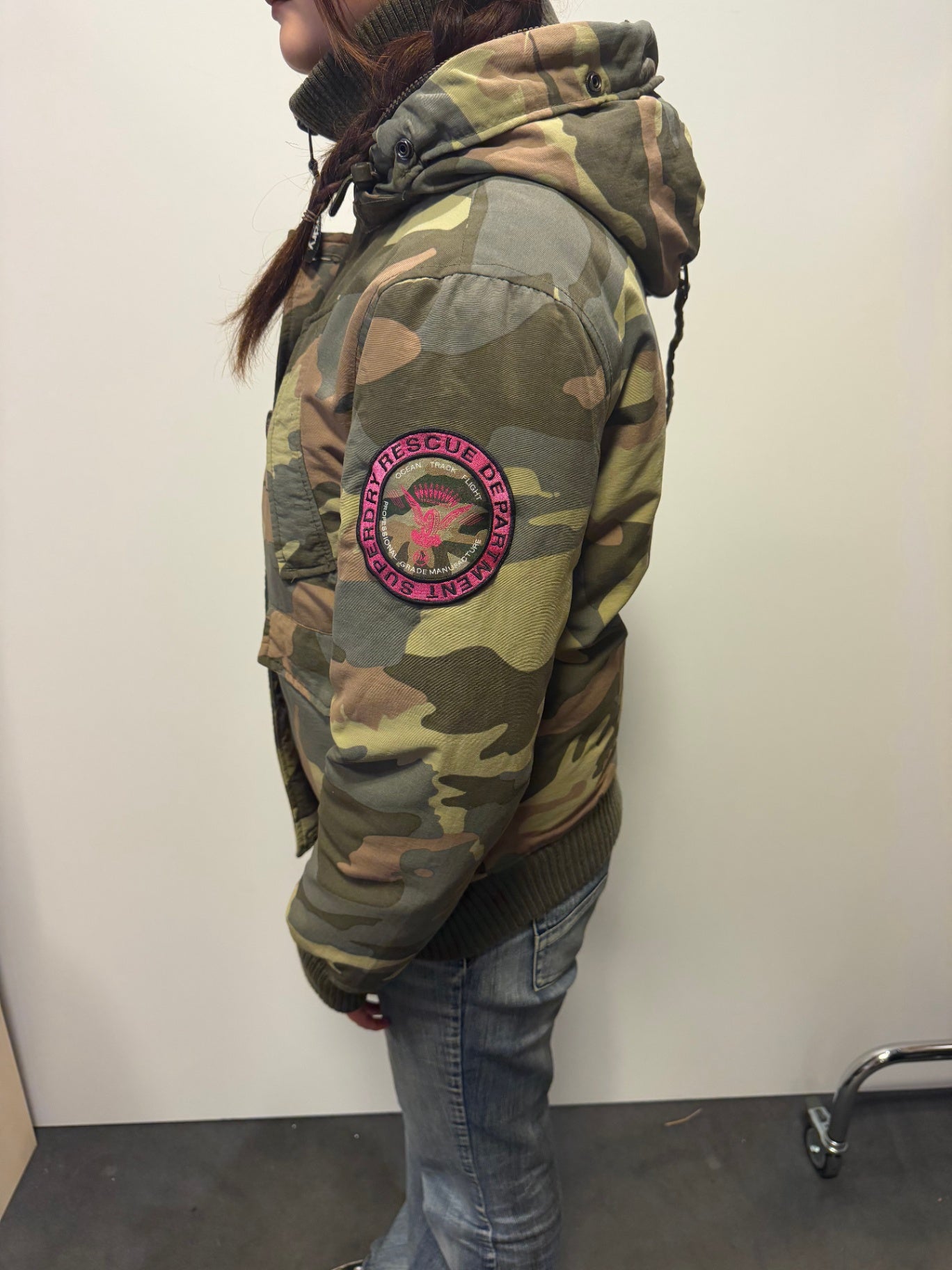 Superdry Bomberjacke M Camoflage