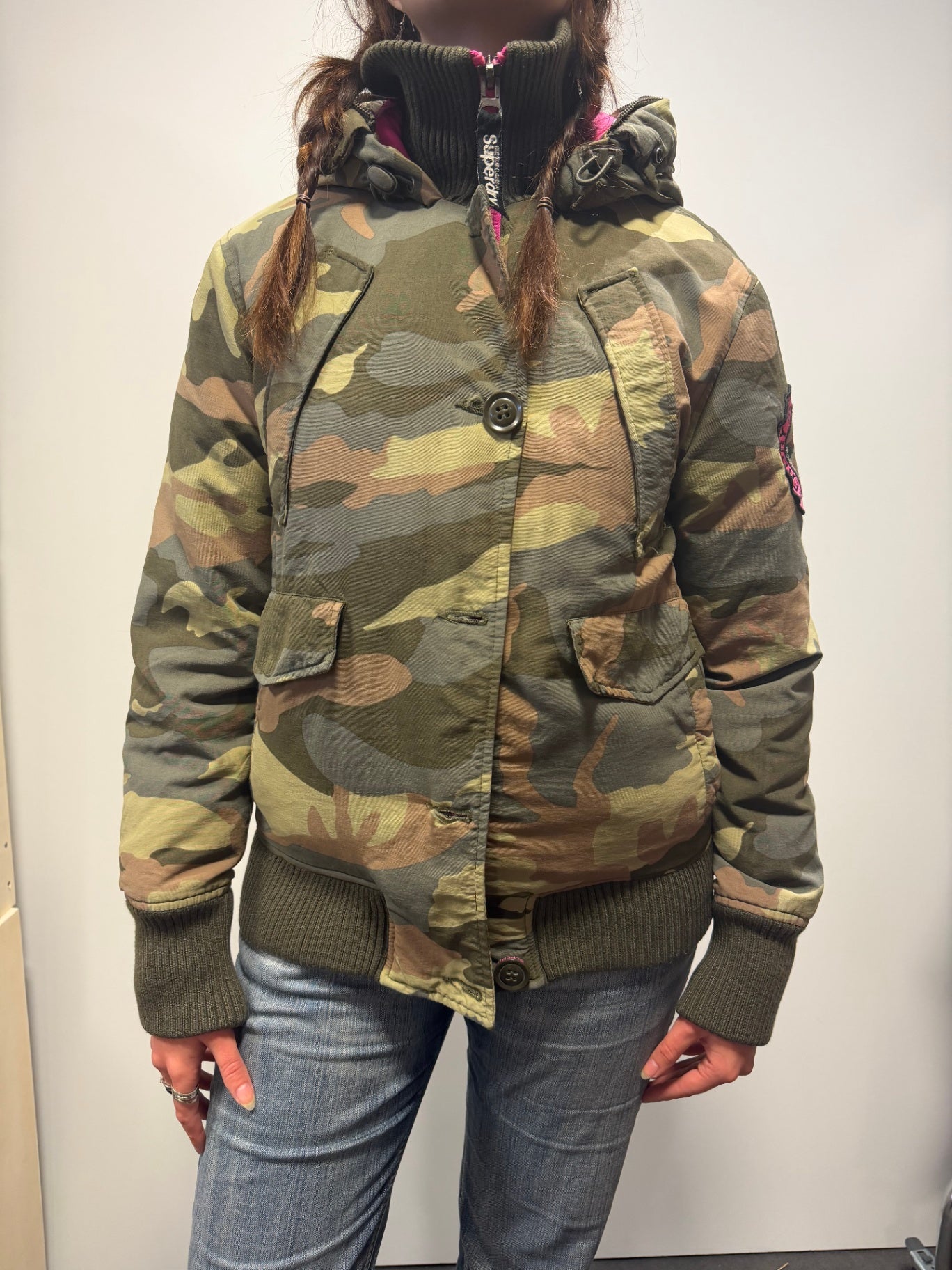 Superdry Bomberjacke M Camoflage