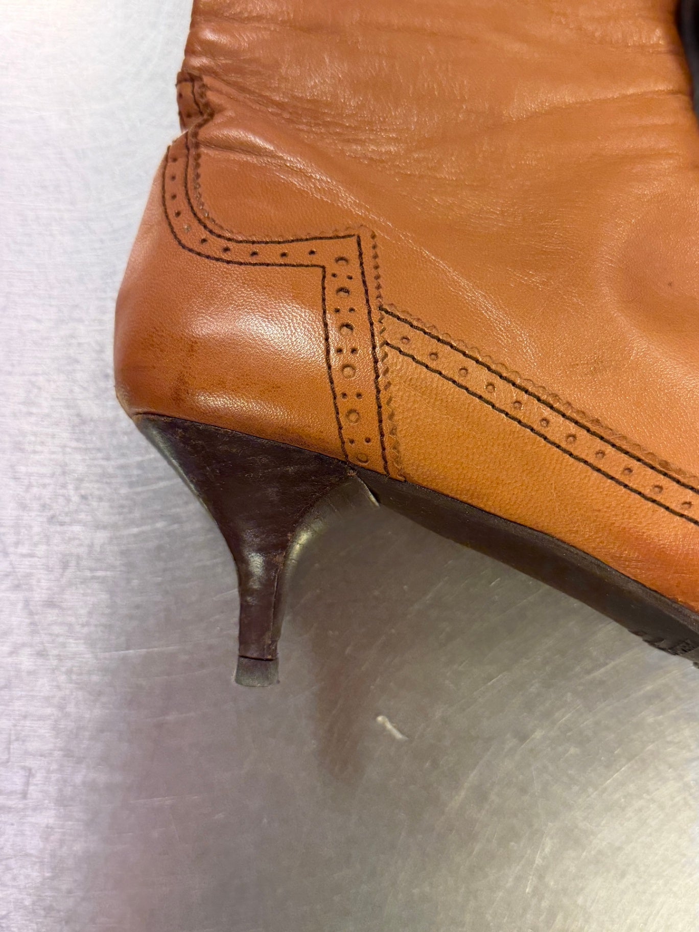 Stiefeletten 41 Hellbraun
