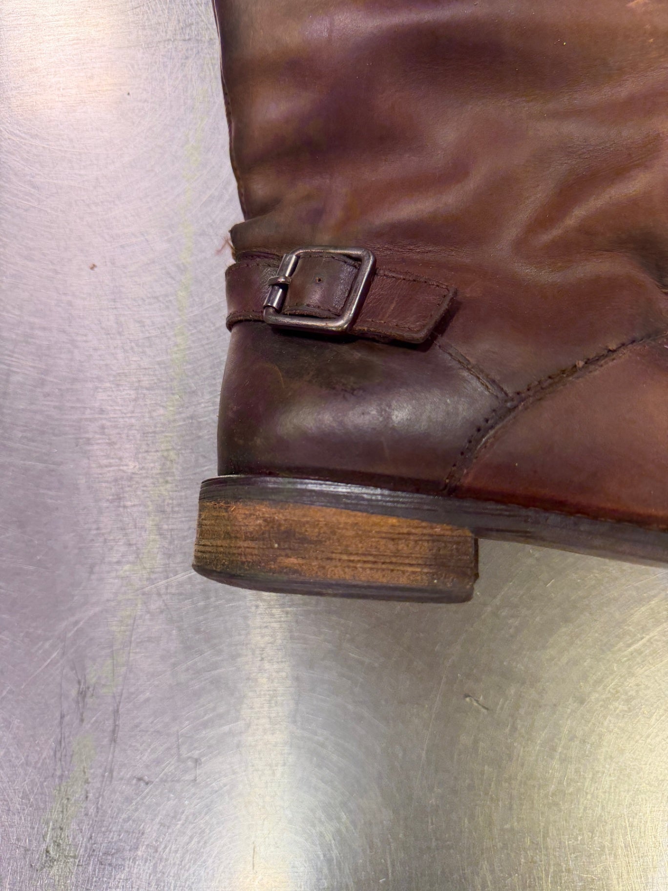 Stiefel 39 Braun mit Studs