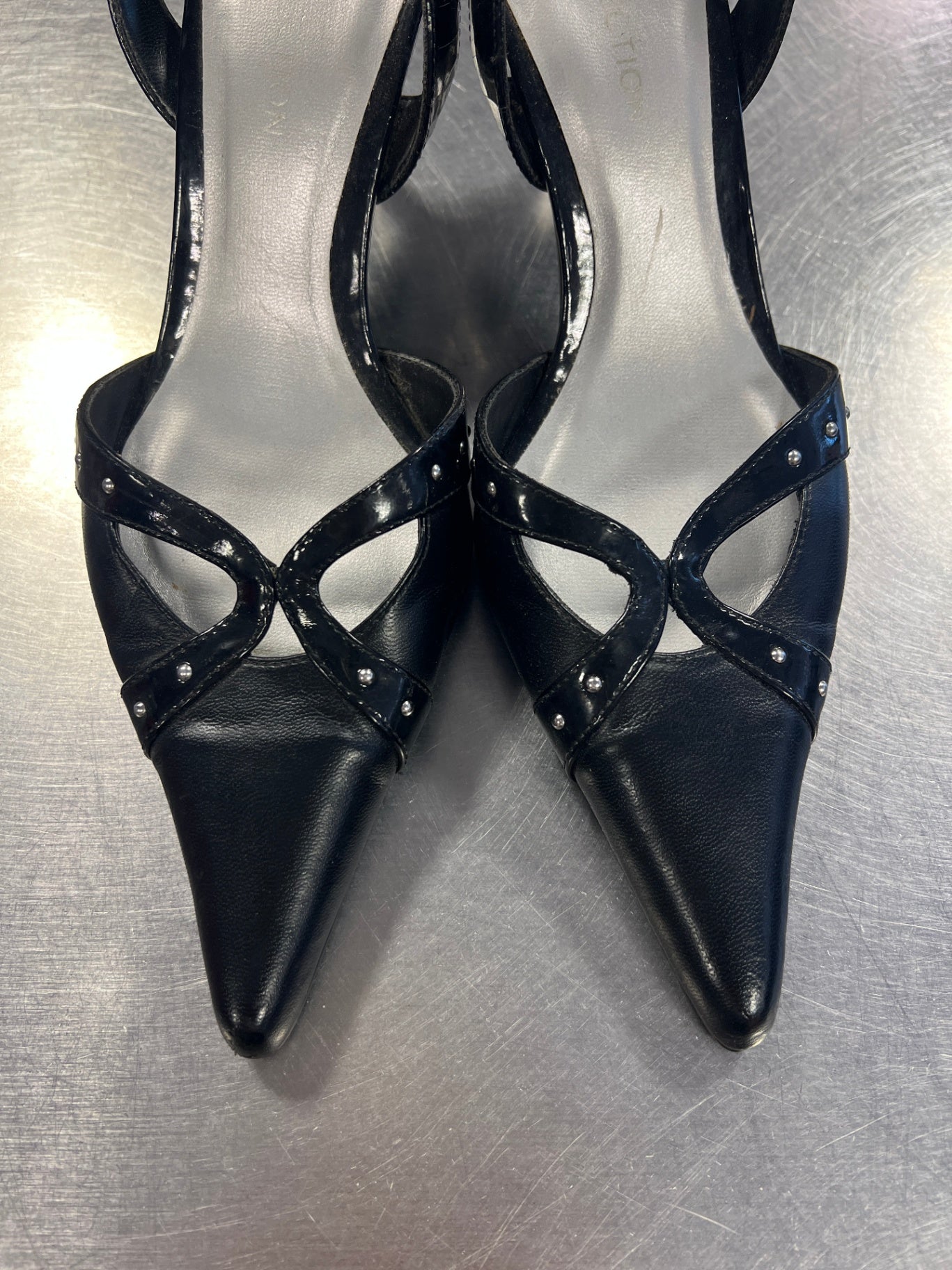 Slingback Heel 38 Schwarz