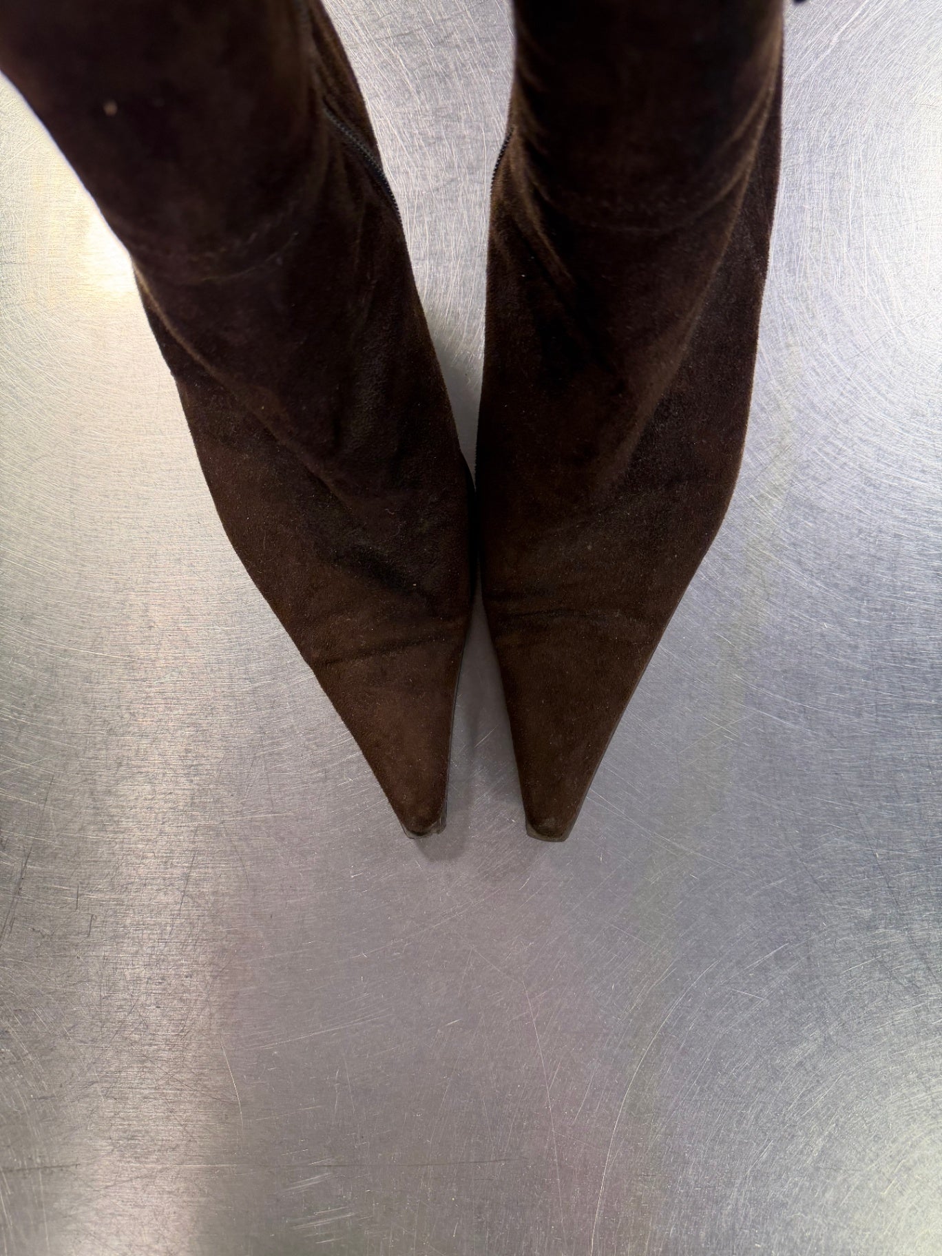 Stiefel 39 Wildleder Braun