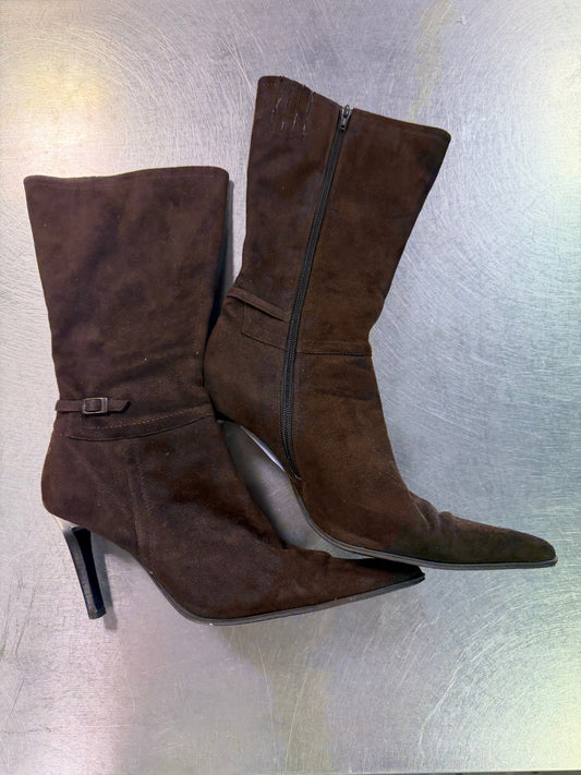 Stiefel 39 Wildleder Braun