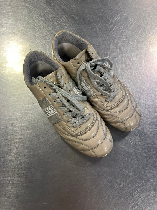Sneakers 40 Beige Silber