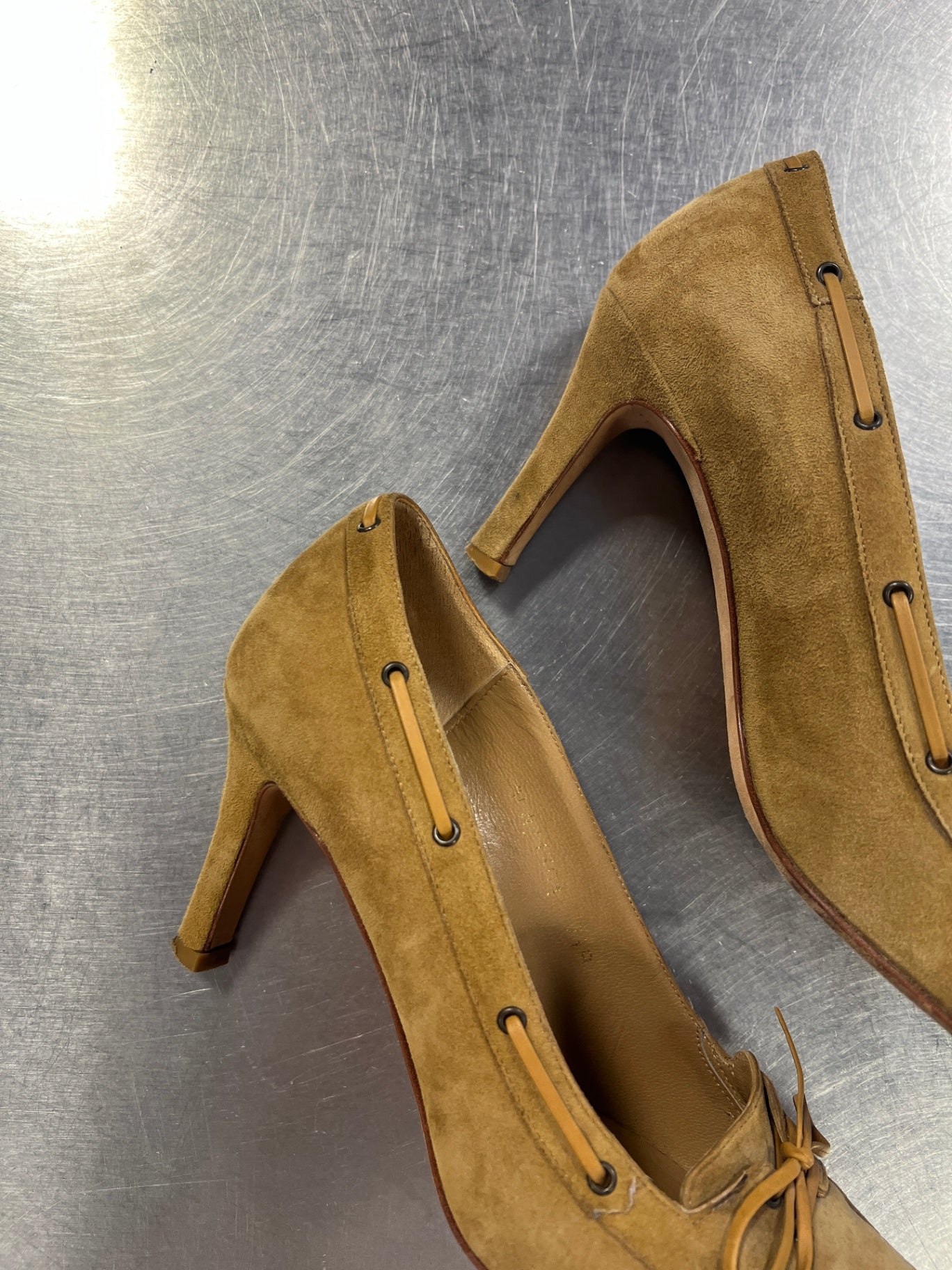 Ralph Lauren Wildleder Pumps 39 Beige
