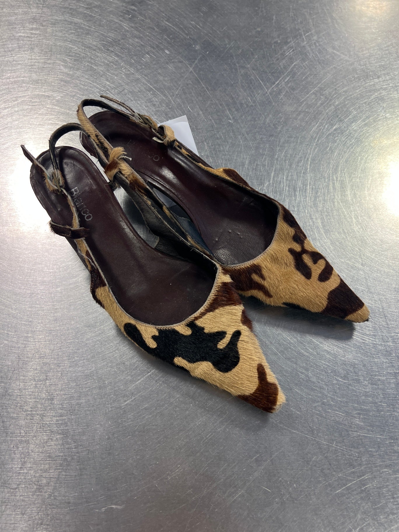 Slingback Kittenheel 40 Camouflage