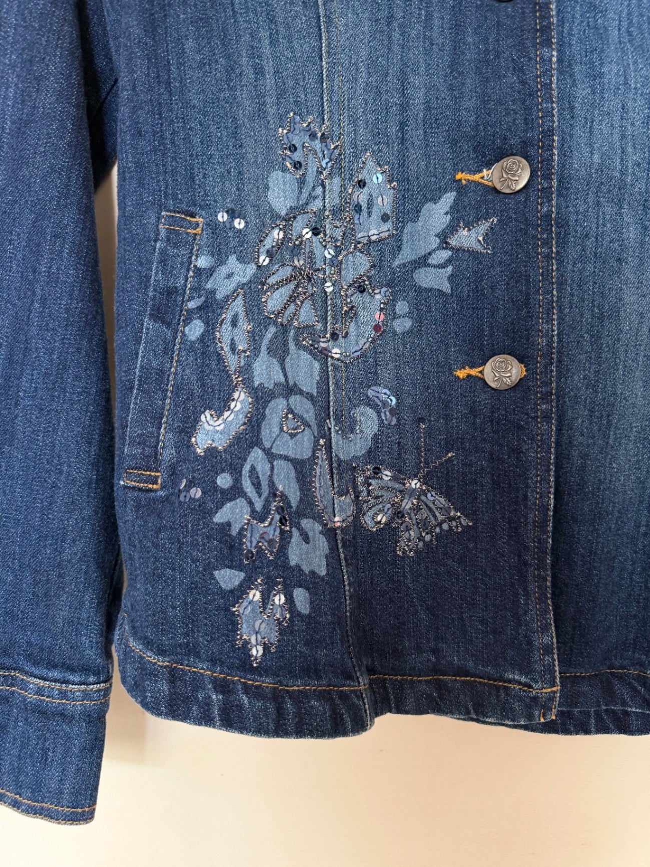 Jeansjacke 34 Blau