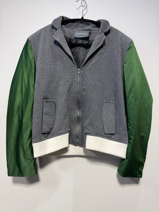 ANTIPODIUM LONDON Jacke M Grau und Grün