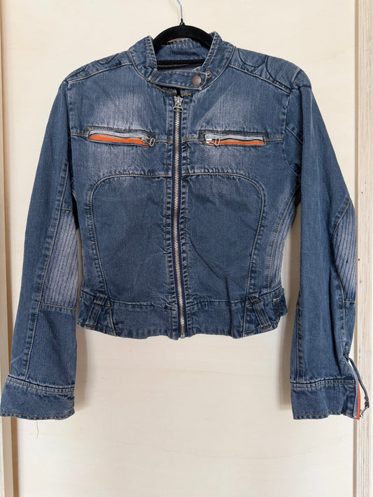 Jeansjacke S Blau
