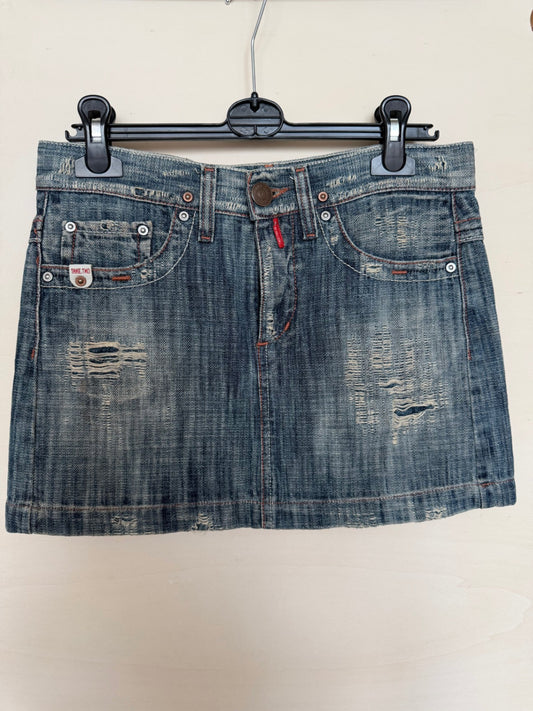 Jeansrock S Blau