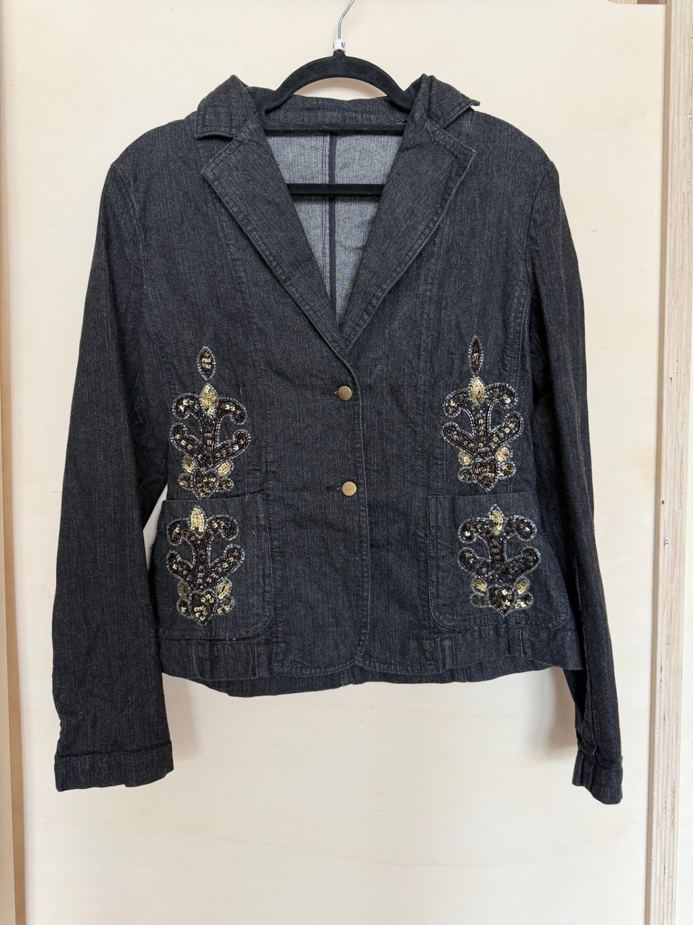 Jeansjacke M Dunkelgrau