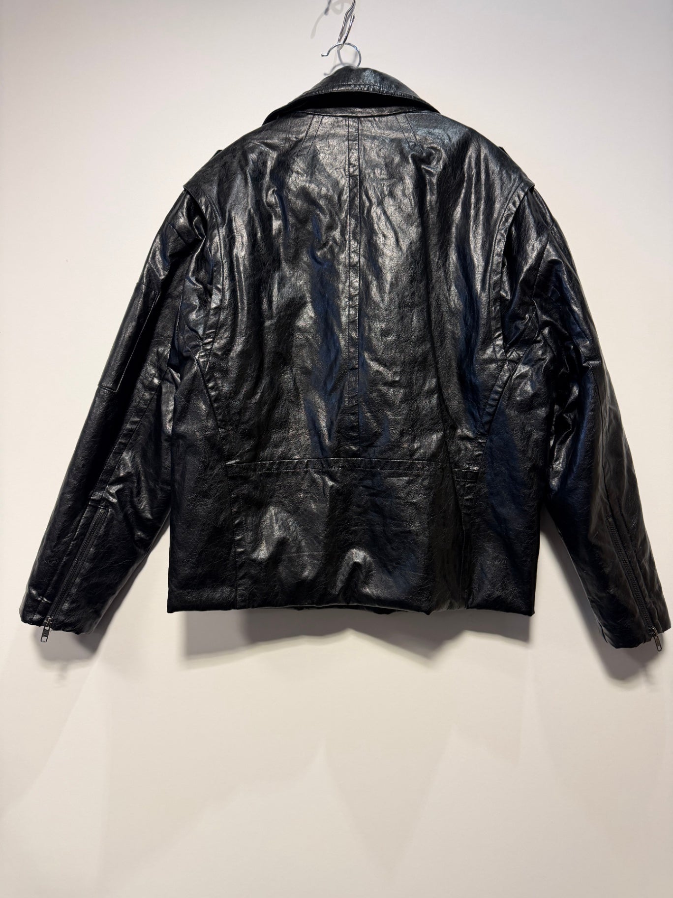 lala Berlin Lederjacke S Schwarz