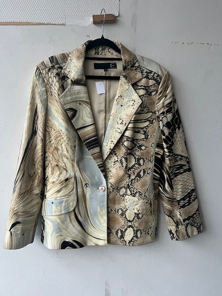 Blazer 42 Mehrfarbig (beige, schwarz, grau)