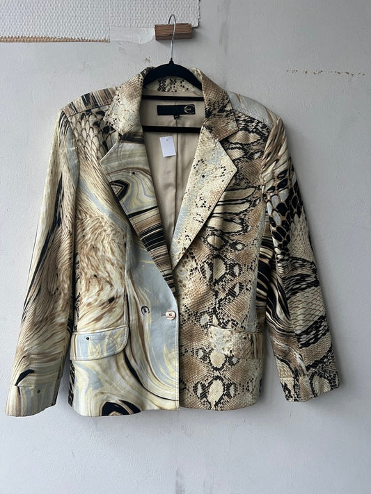Blazer 42 Mehrfarbig (beige, schwarz, grau)