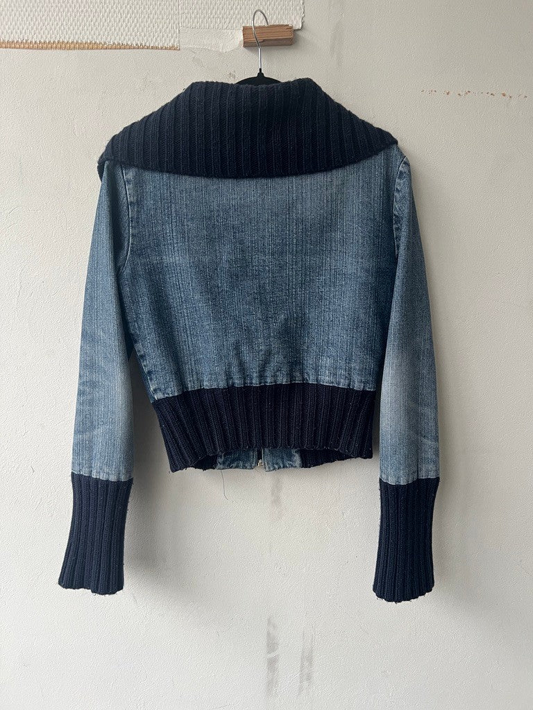 Jacke L Blau
