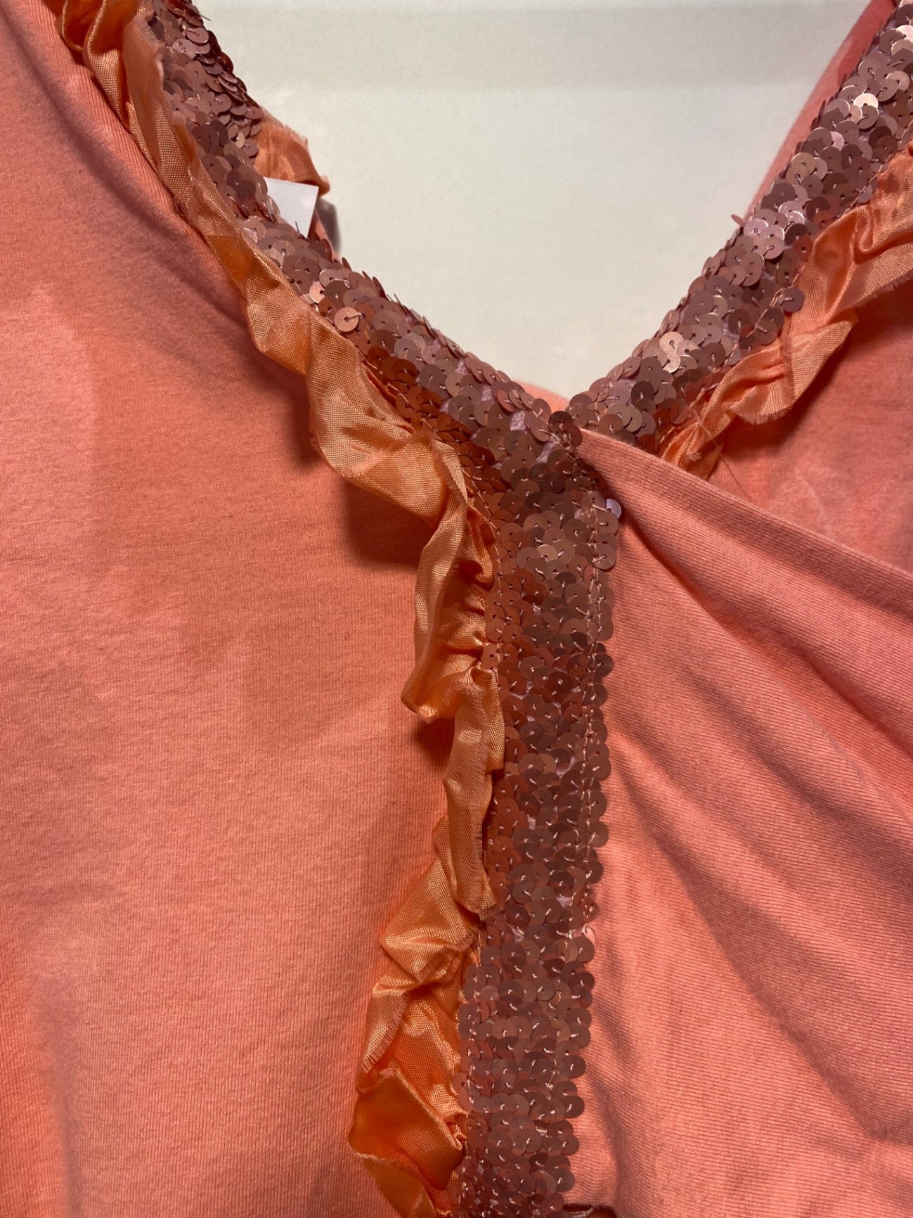 True Vintage Fornarina Wickeloberteil S/M Pfirsich