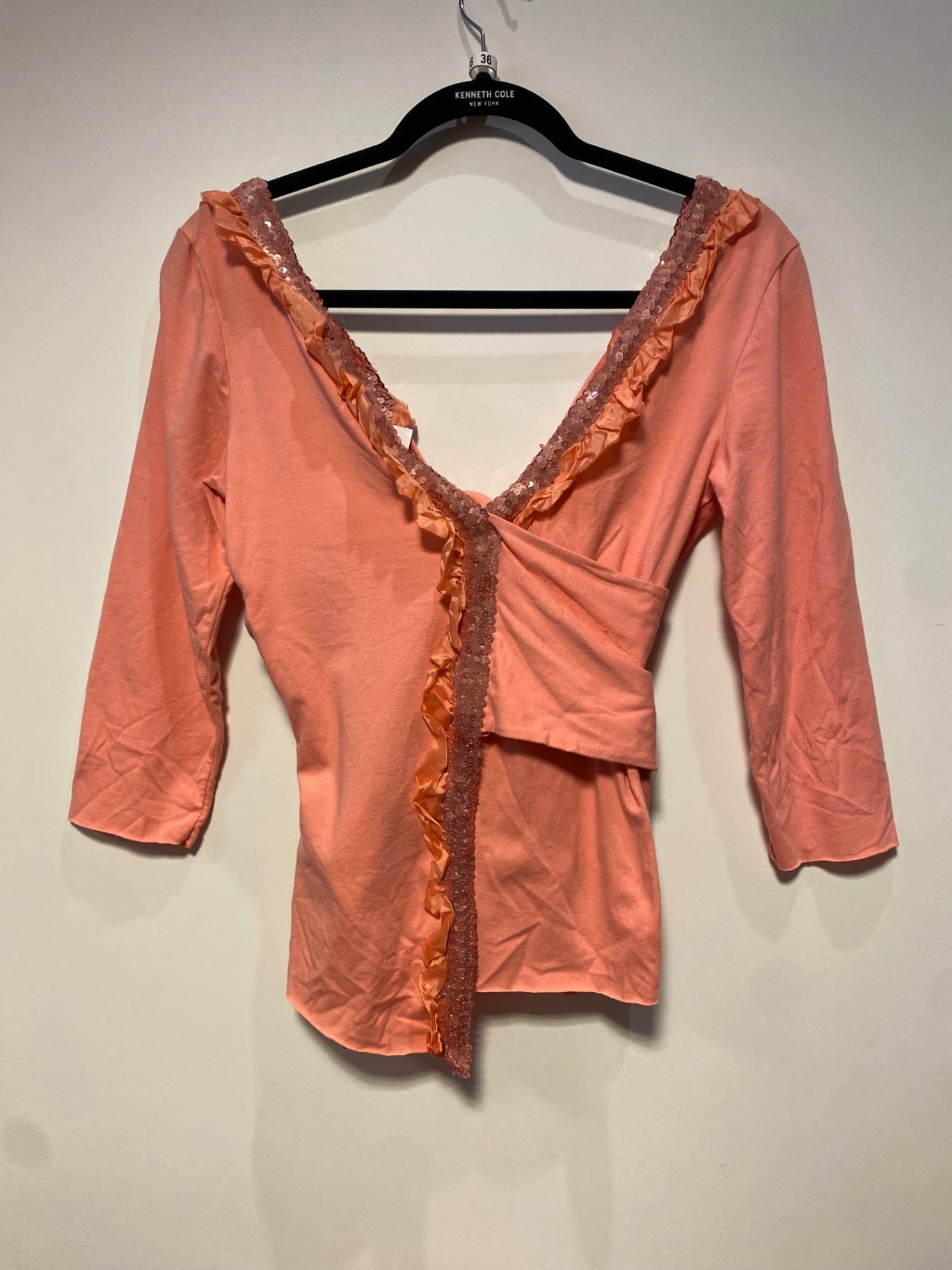 True Vintage Fornarina Wickeloberteil S/M Pfirsich