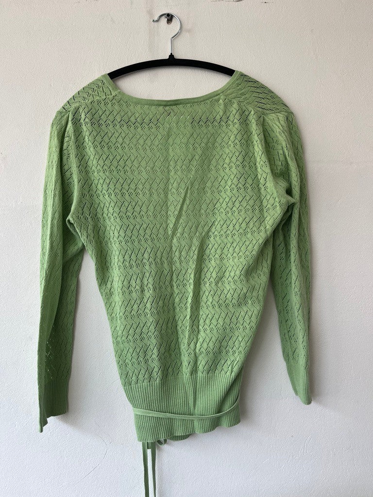 Strickjacke M Hellgrün