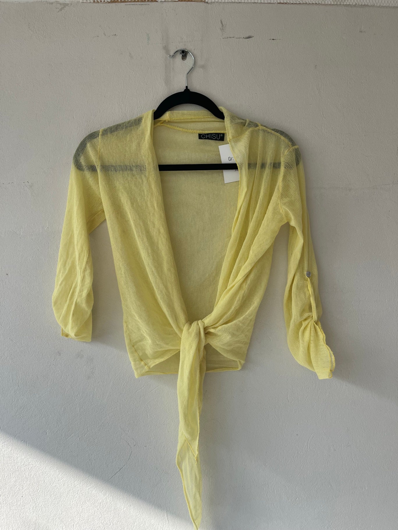 CHISU Strickjacke M Gelb