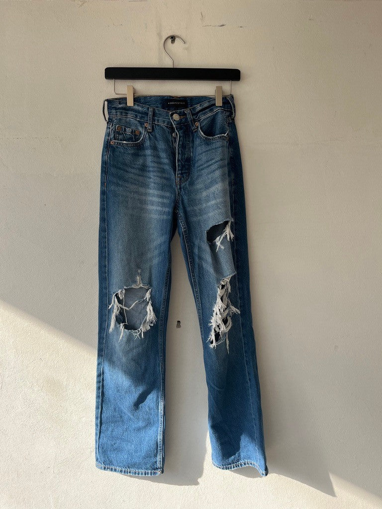 Aeropostale Jeans S Blau