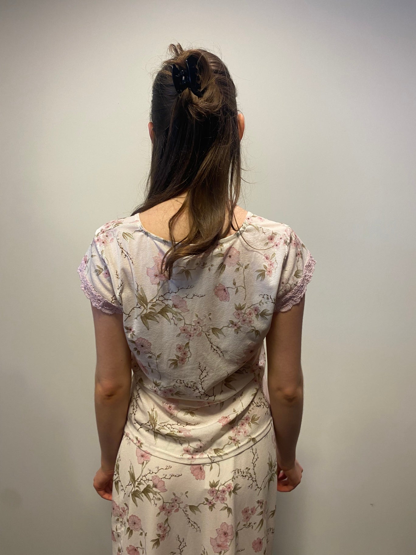 Oberteil M Off White mit Florals