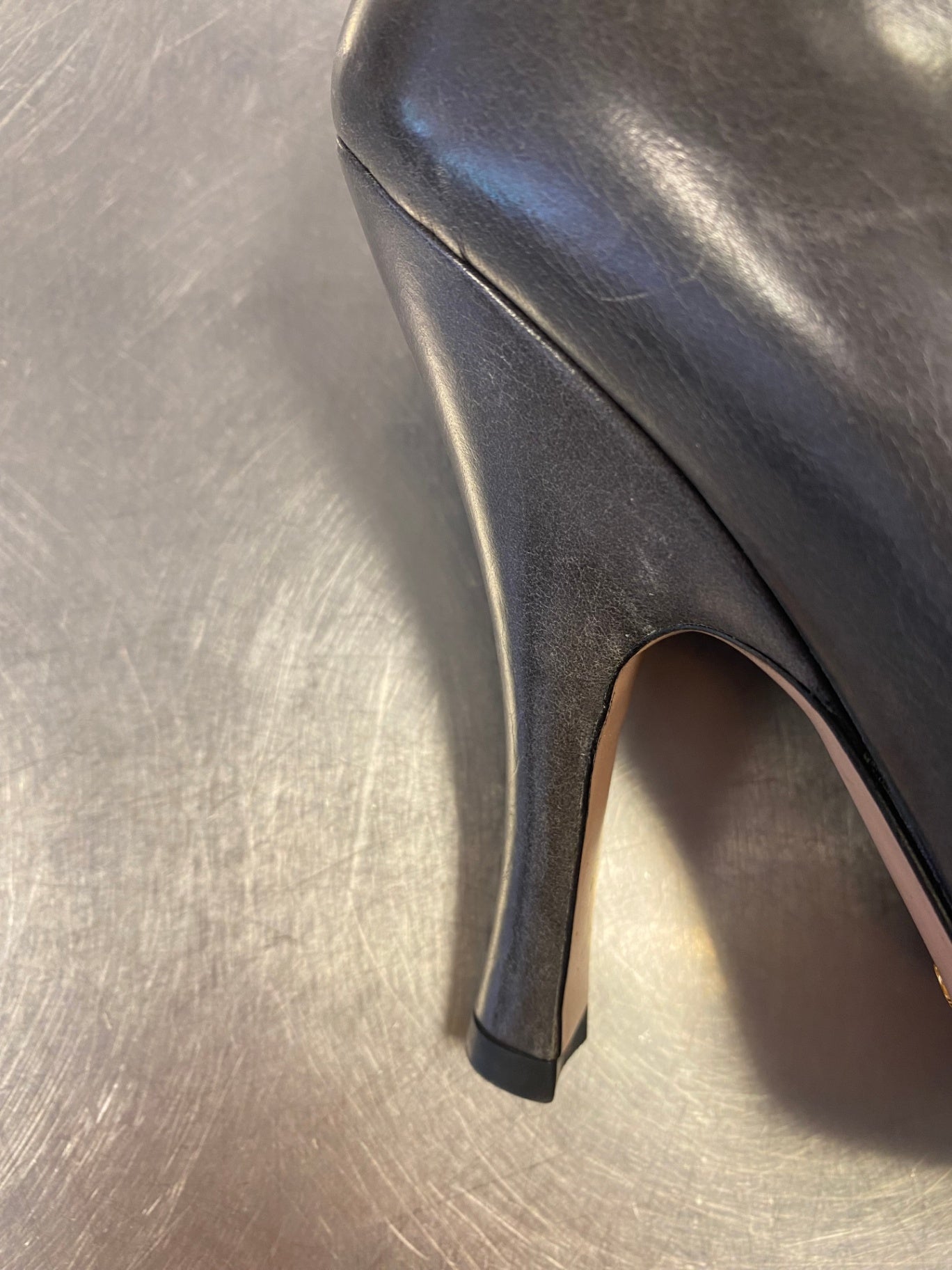 PRADA Pumps 38 1/2 Dunkelgrau