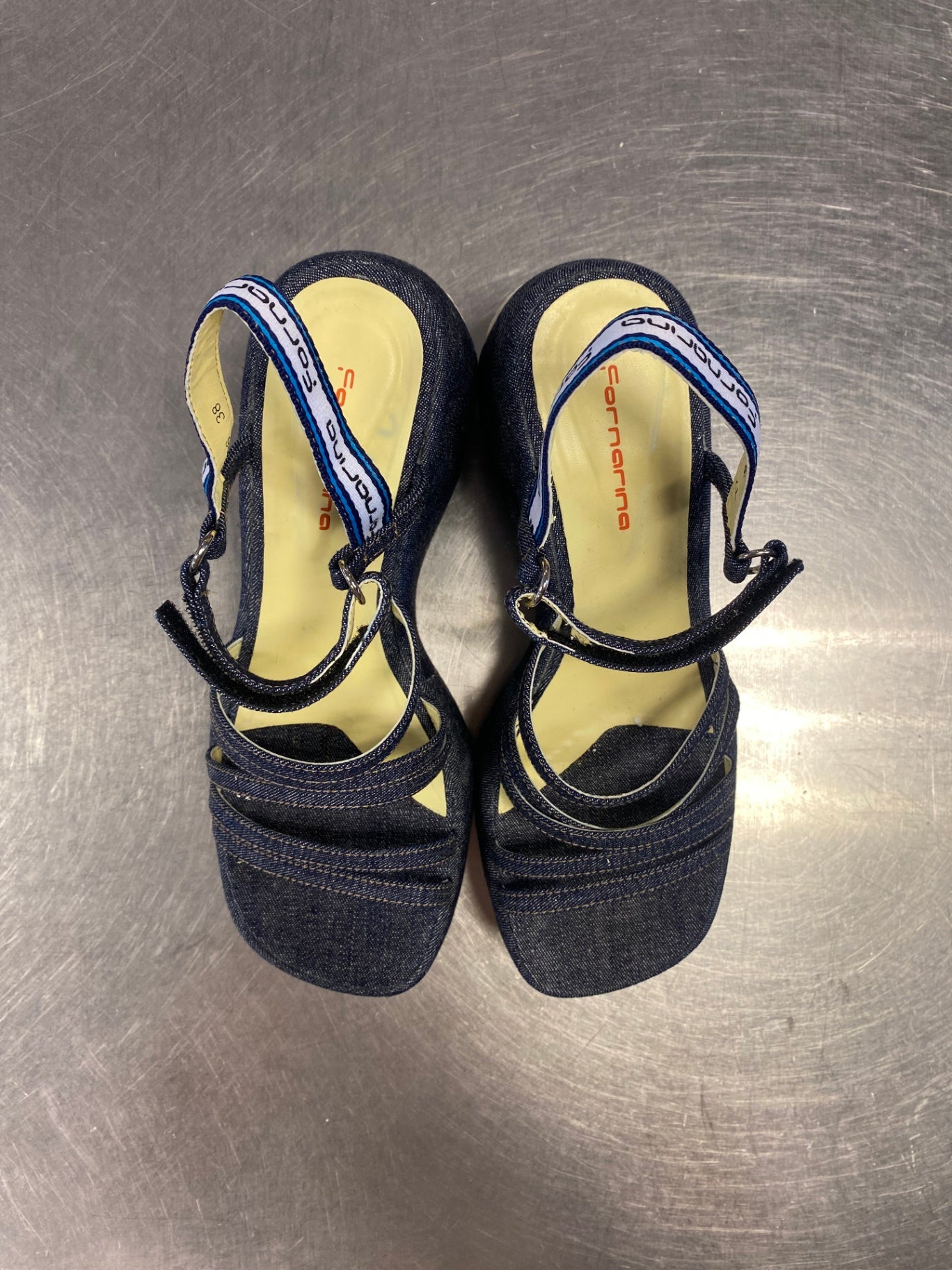 Fornarina Sandale 38 Denim
