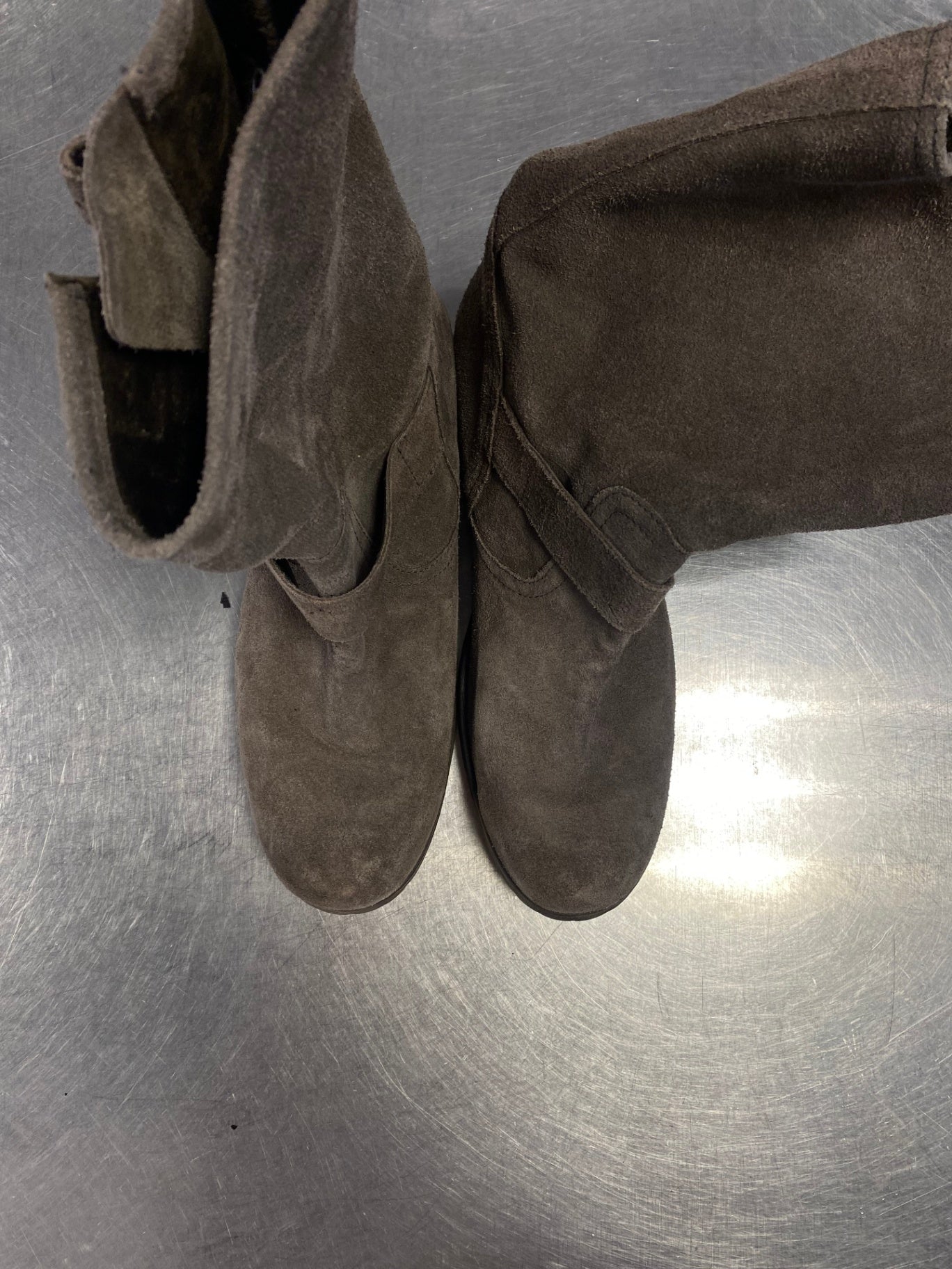 Stiefeletten 41 Braun Gräulich