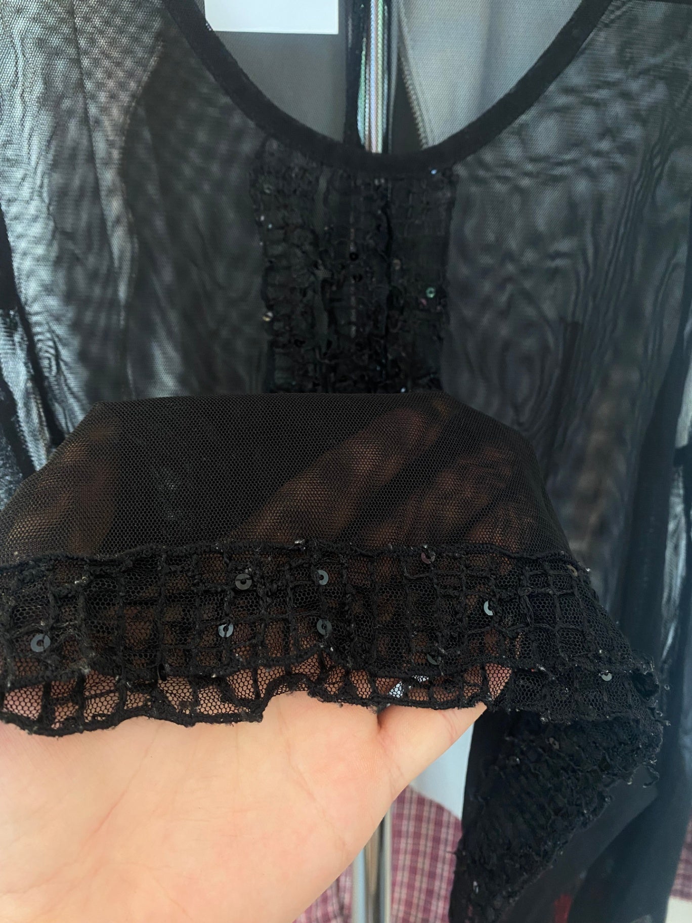 Ärmelloses Oberteil Onesize Schwarz