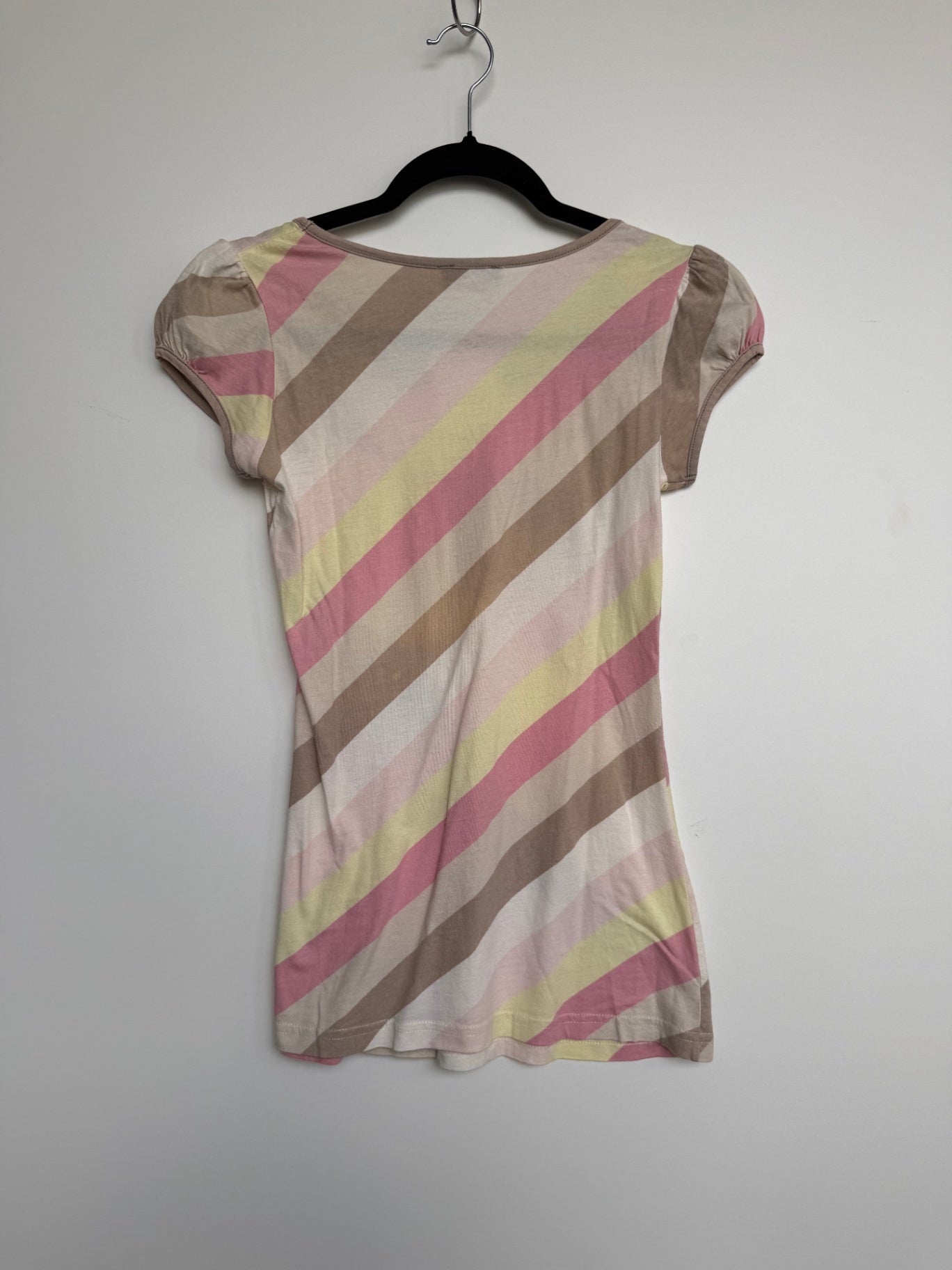  Ärmelloses Oberteil S Mehrfarbig (Beige, Pink, Hellgelb)