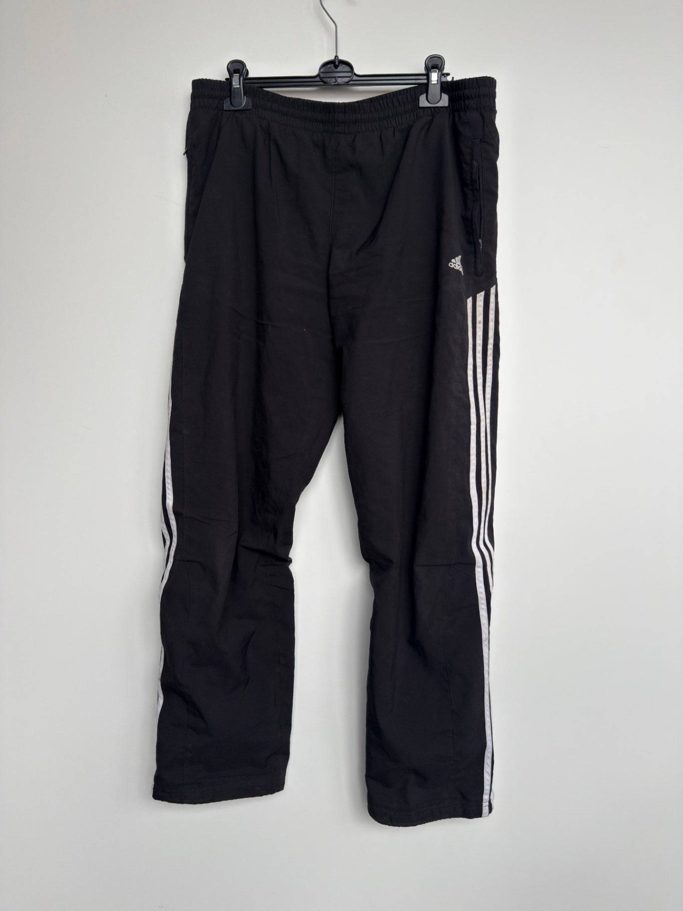 adidas Hose Unbekannt Schwarz mit Weiß