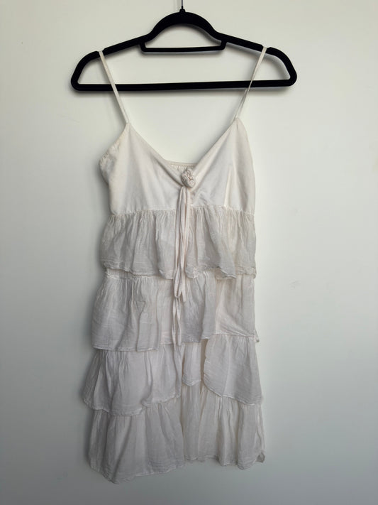 Kleid Unbekannt Elfenbein