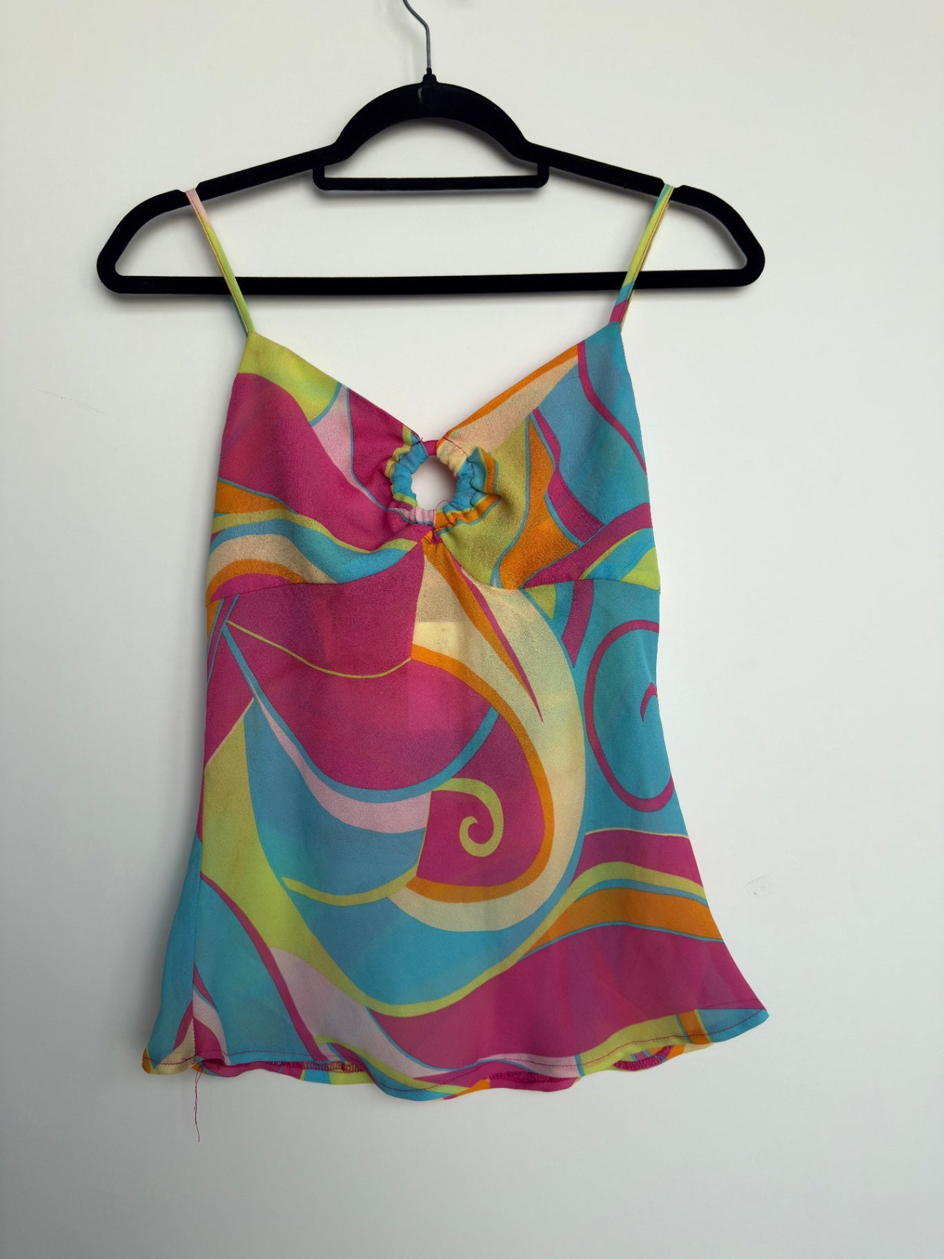 Top trägerlos Unbekannt Bunt, hauptsächlich Blau, Pink, Orange und Gelb