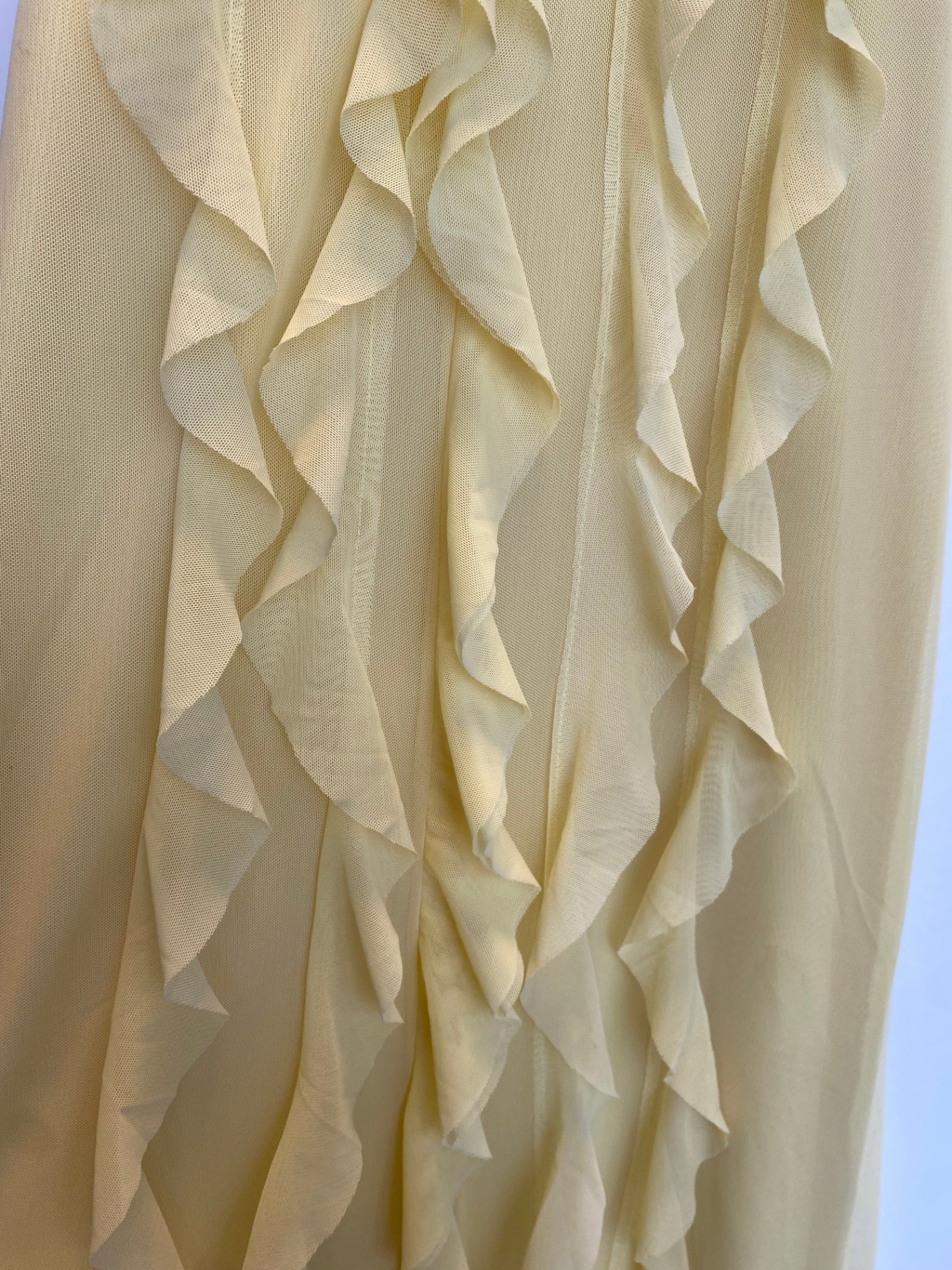 Neckholder-Kleid 34 Gelb