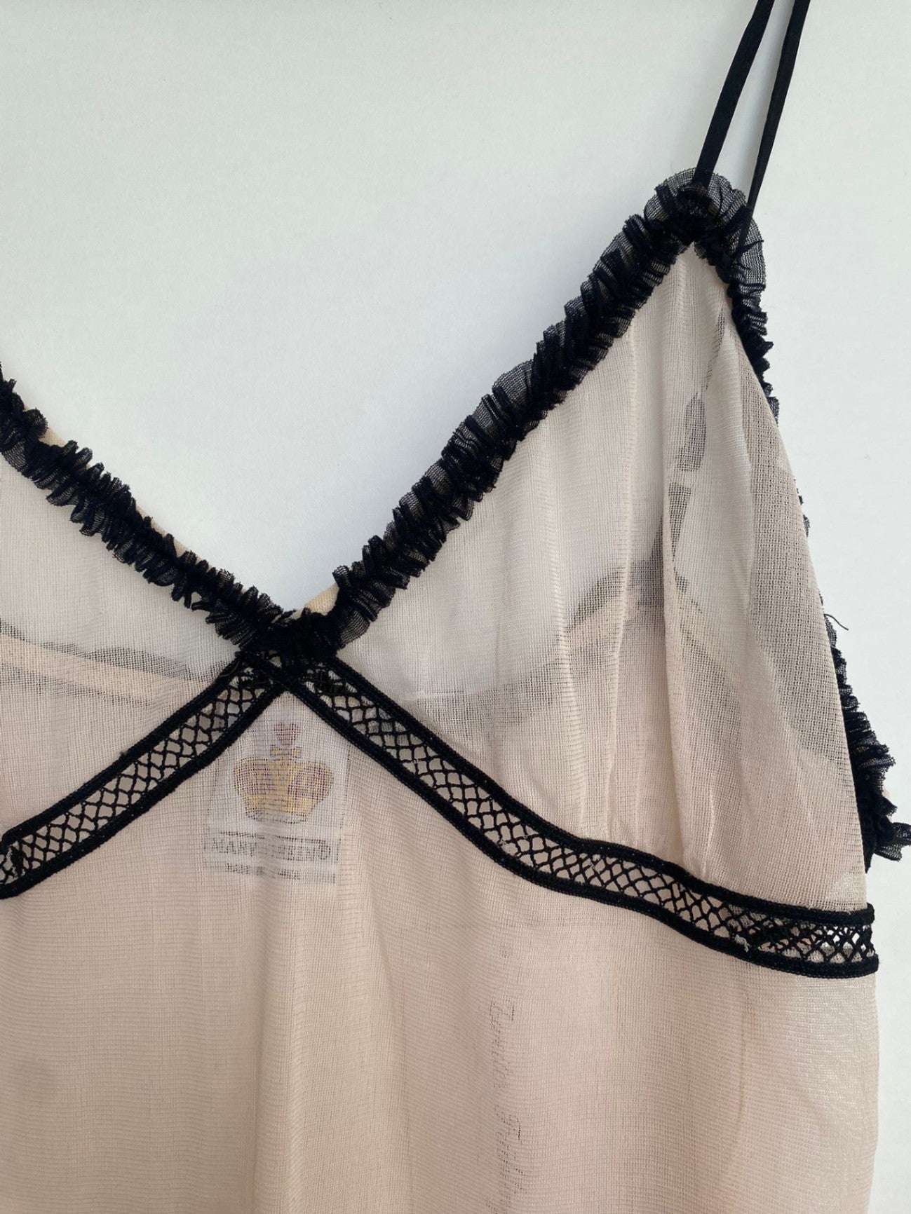 Camisole S Beige aus 100% Seide