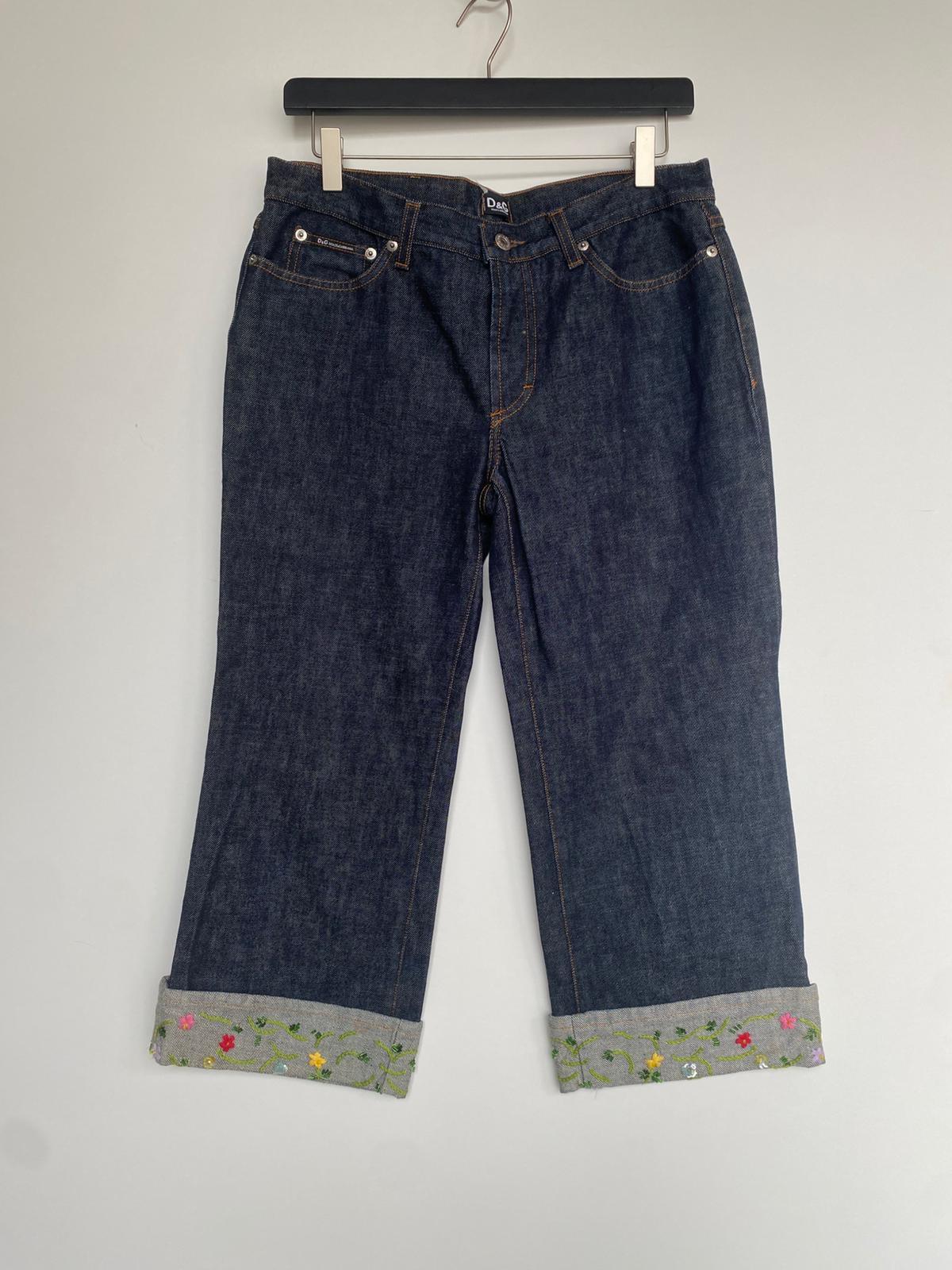 Dolce & Gabbana Capri Hose W29 Denim Neu