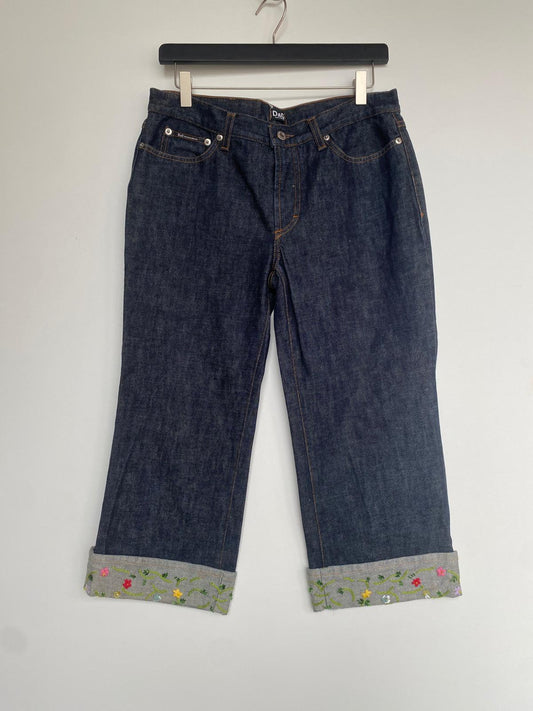 Dolce & Gabbana Capri Hose W29 Denim Neu
